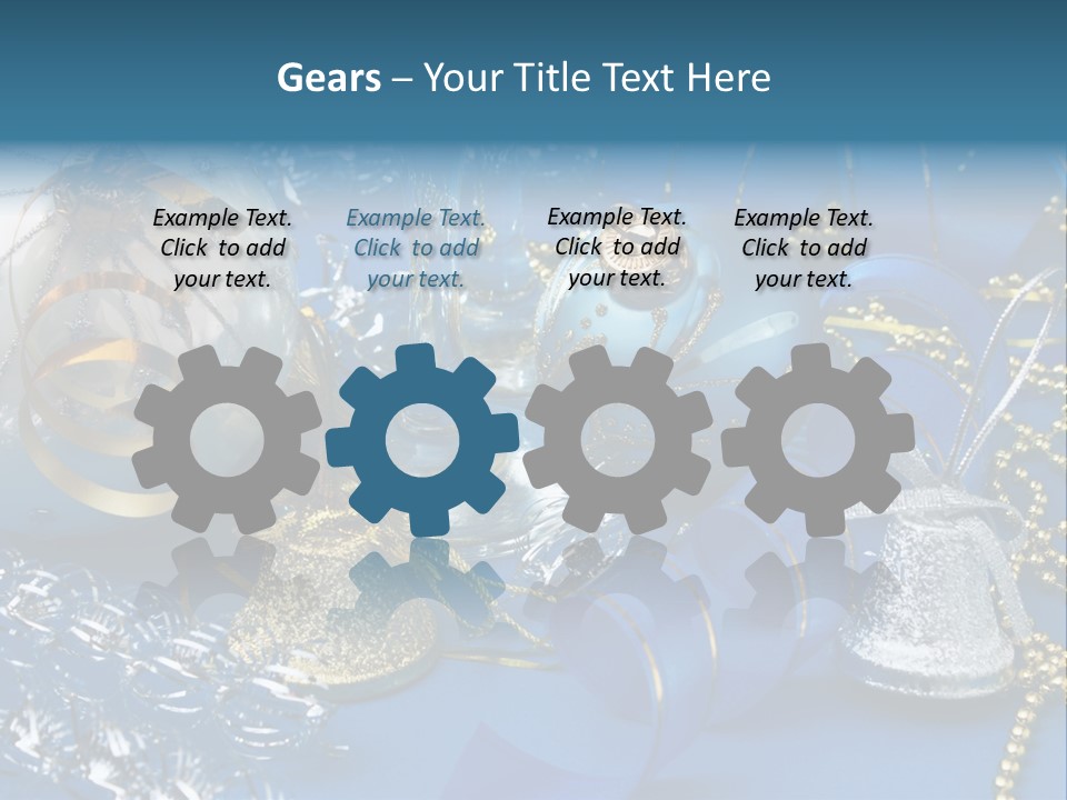Image Curled Winter PowerPoint Template