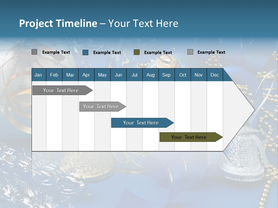 Image Curled Winter PowerPoint Template