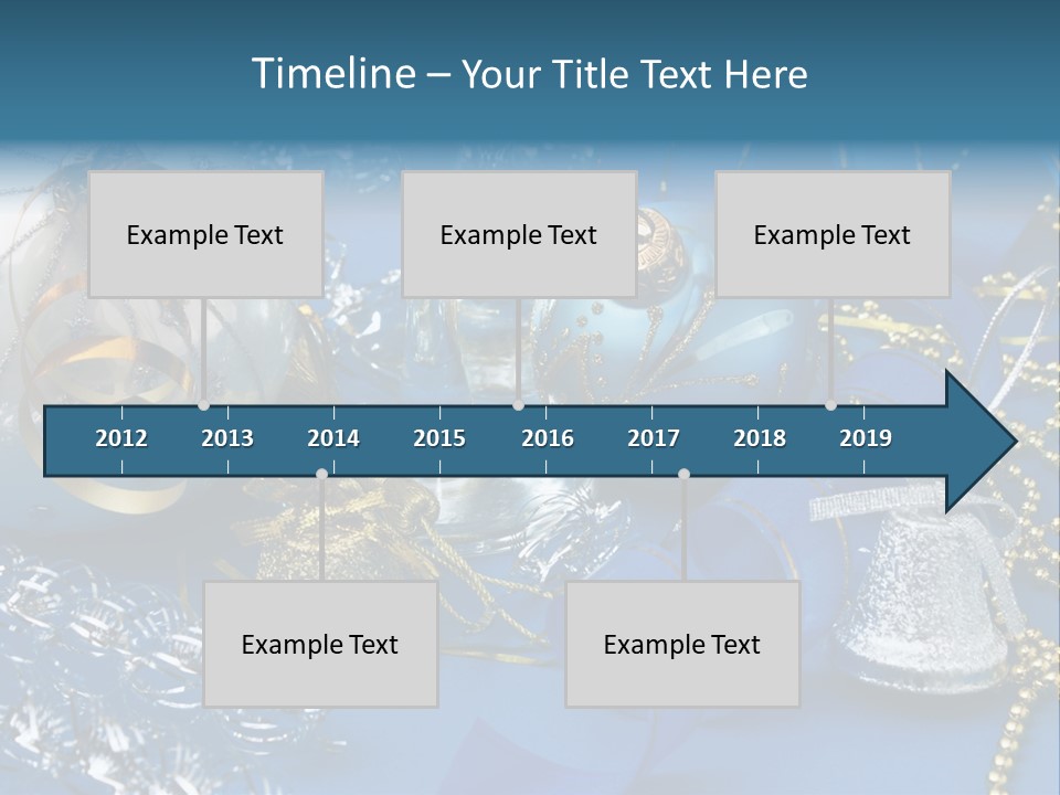 Image Curled Winter PowerPoint Template