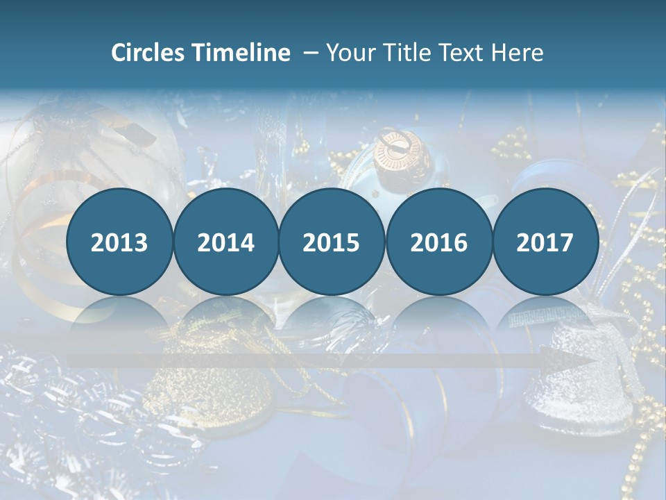 Image Curled Winter PowerPoint Template