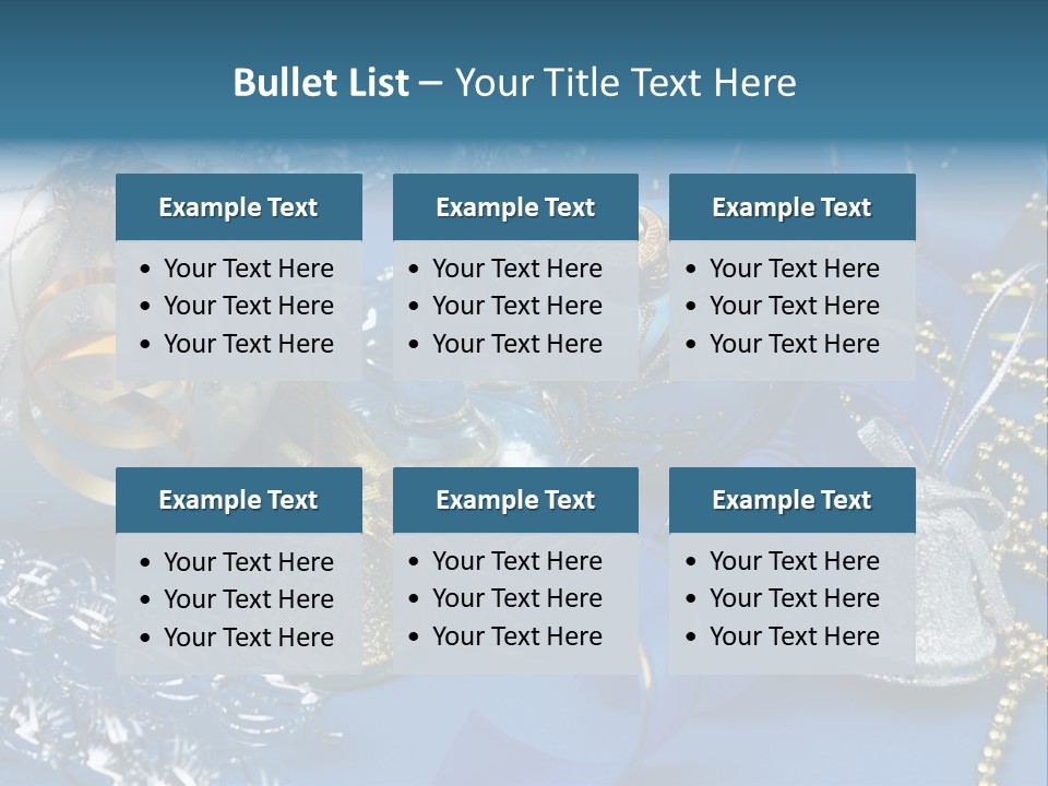 Image Curled Winter PowerPoint Template