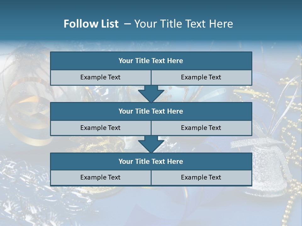 Image Curled Winter PowerPoint Template