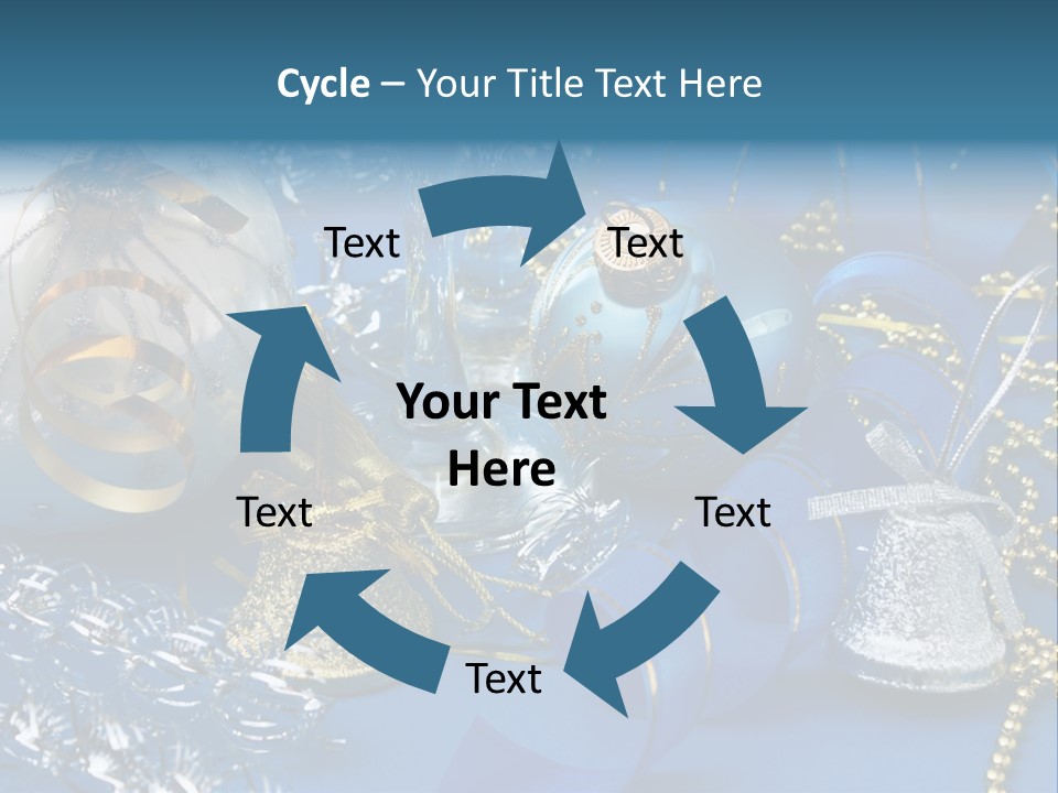 Image Curled Winter PowerPoint Template