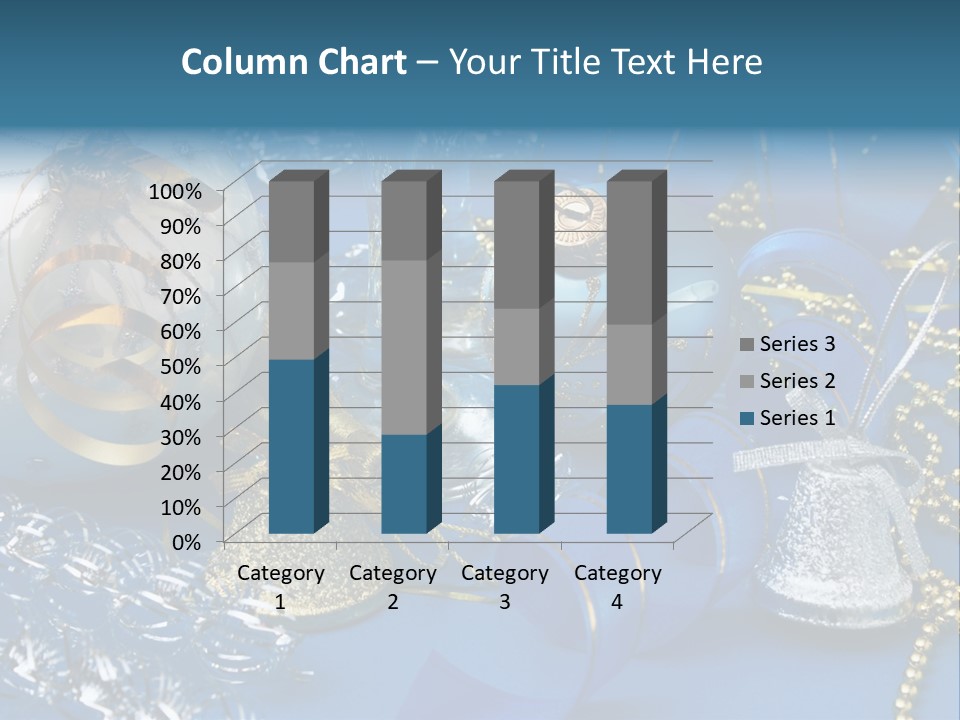 Image Curled Winter PowerPoint Template