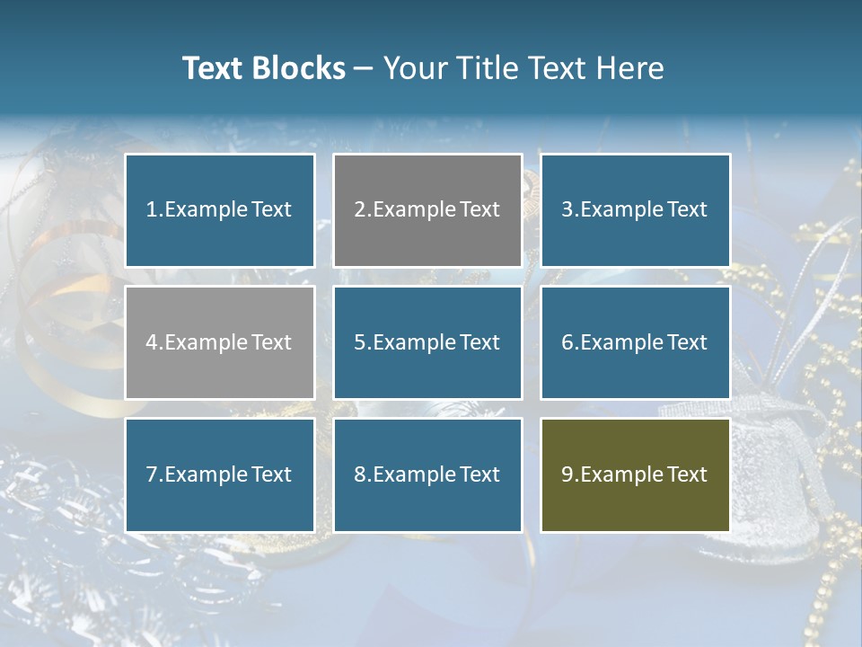 Image Curled Winter PowerPoint Template