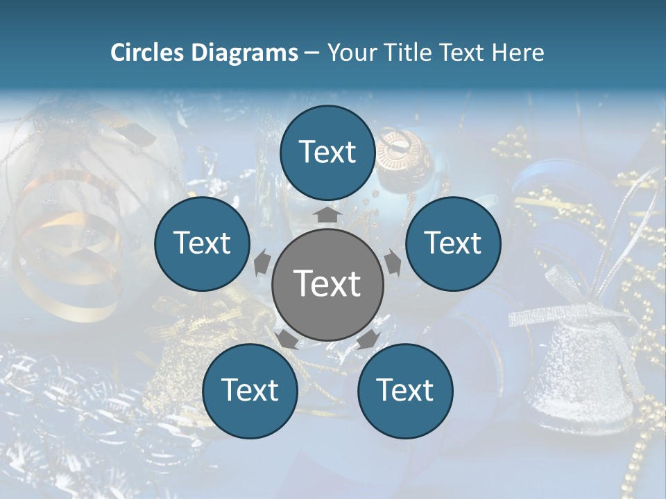 Image Curled Winter PowerPoint Template