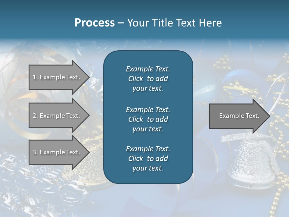 Image Curled Winter PowerPoint Template