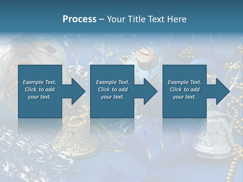 Image Curled Winter PowerPoint Template