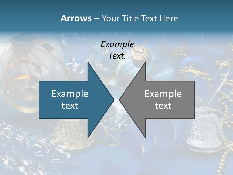 Image Curled Winter PowerPoint Template