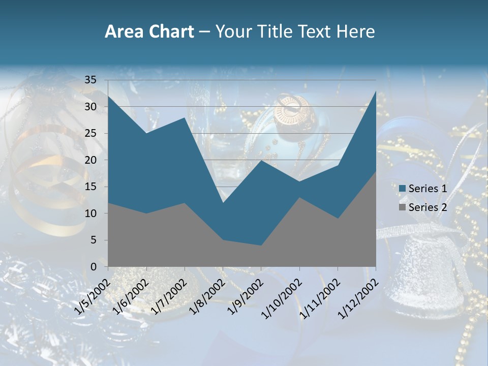 Image Curled Winter PowerPoint Template