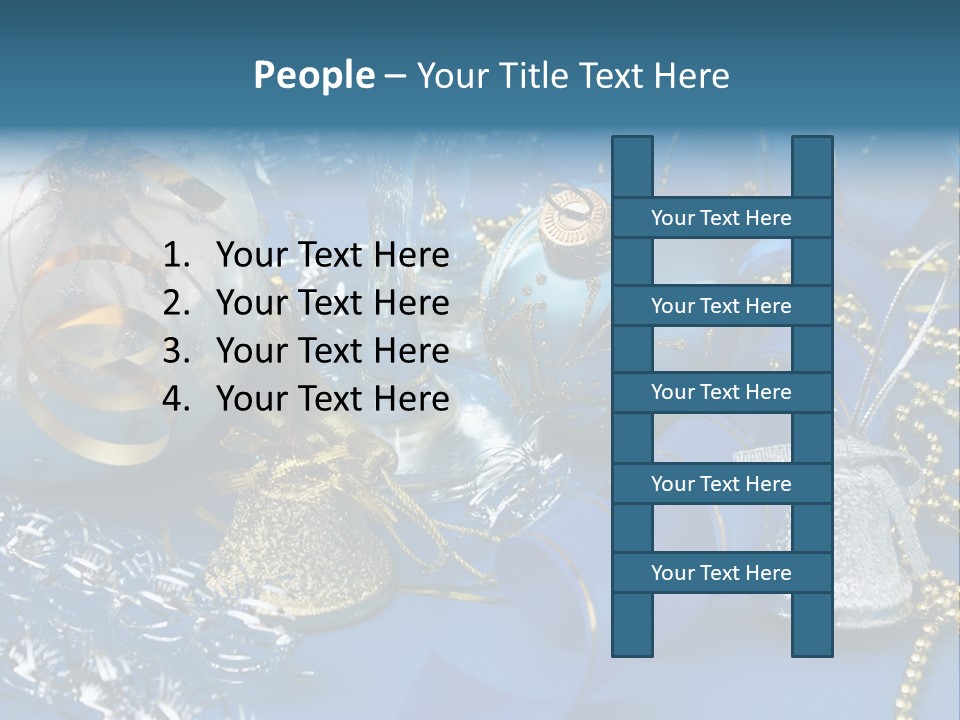 Image Curled Winter PowerPoint Template