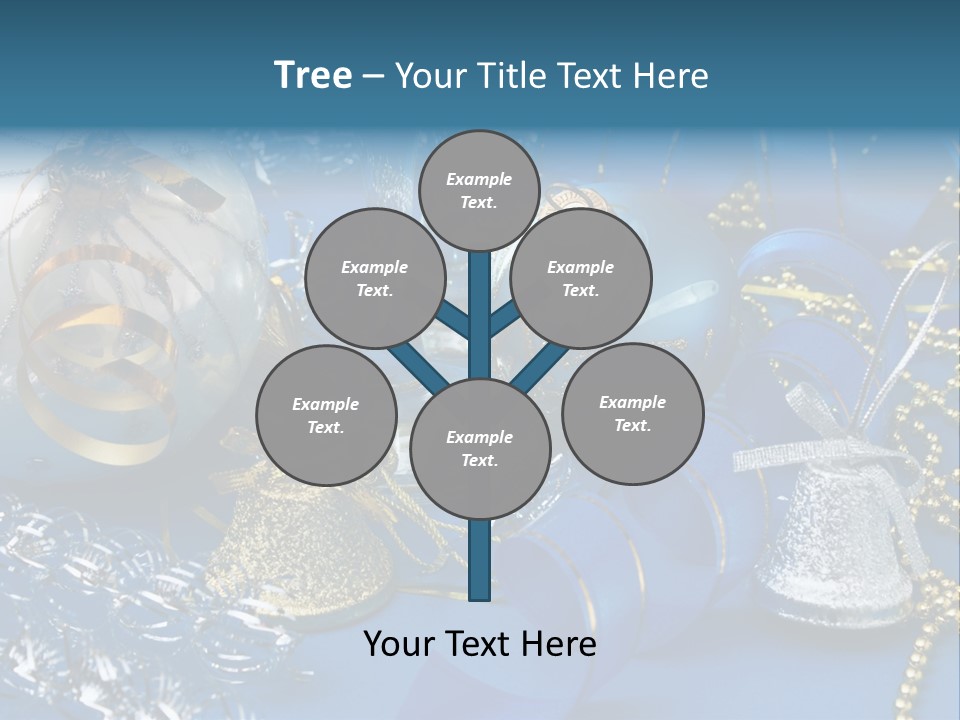 Image Curled Winter PowerPoint Template