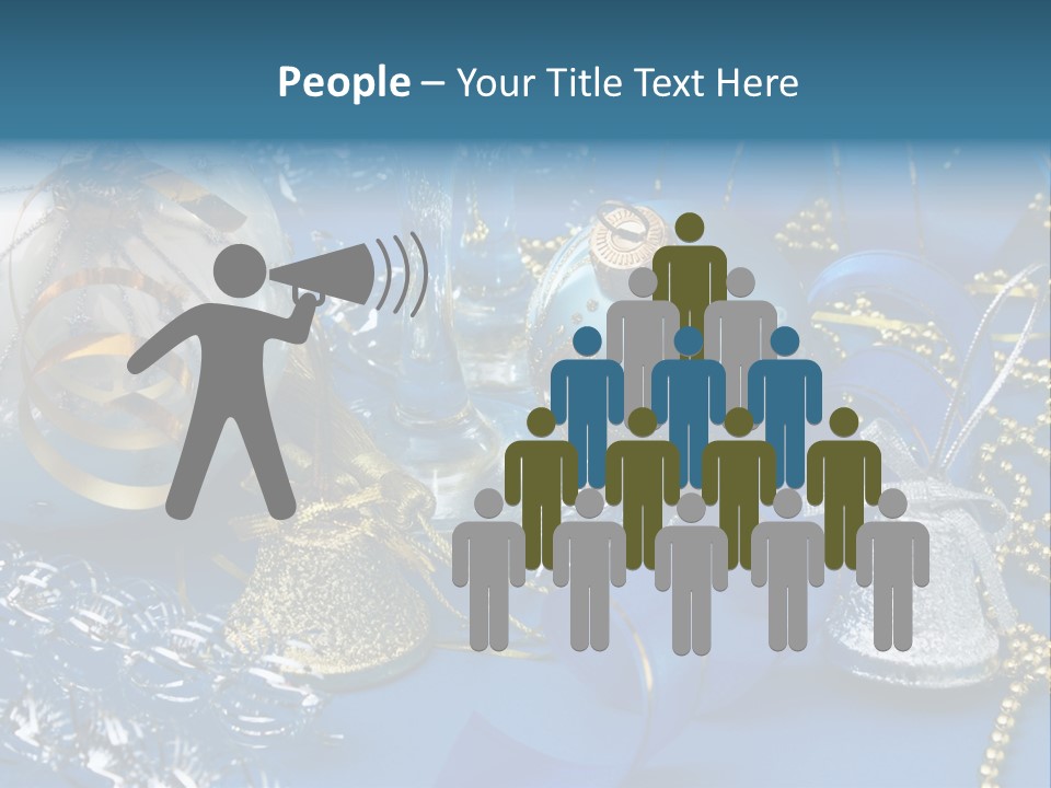 Image Curled Winter PowerPoint Template