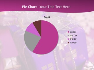 Paper Xmas Purple PowerPoint Template