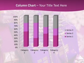 Paper Xmas Purple PowerPoint Template