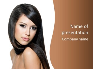 Beauty Hair PowerPoint Template