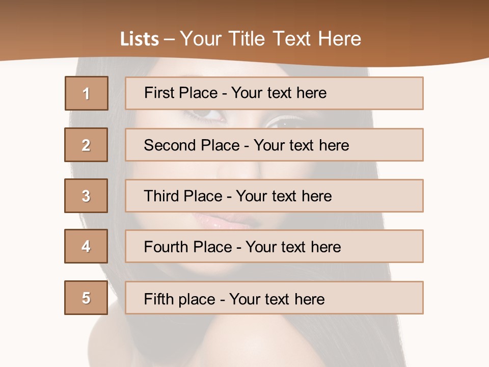 Beauty Hair PowerPoint Template