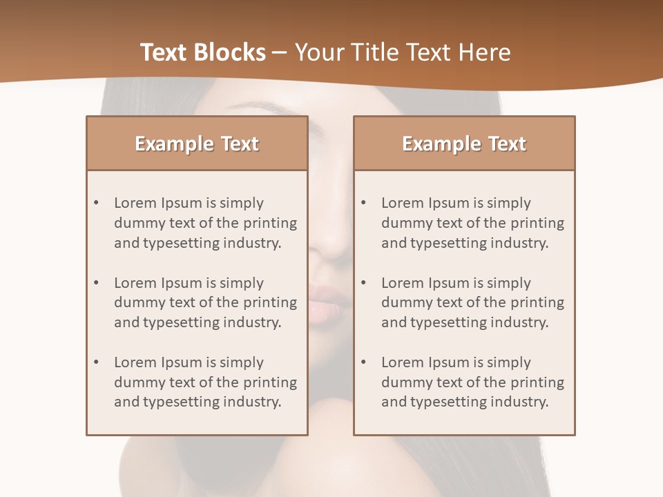 Beauty Hair PowerPoint Template