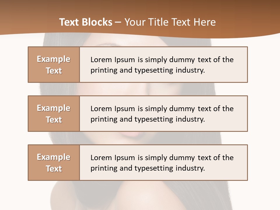 Beauty Hair PowerPoint Template