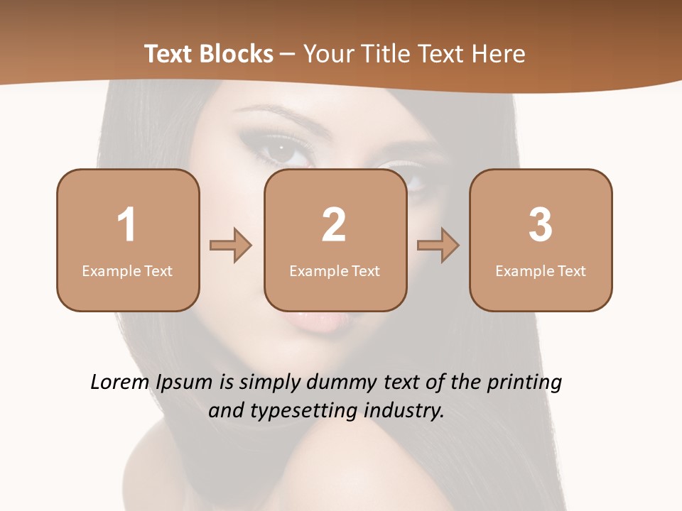 Beauty Hair PowerPoint Template