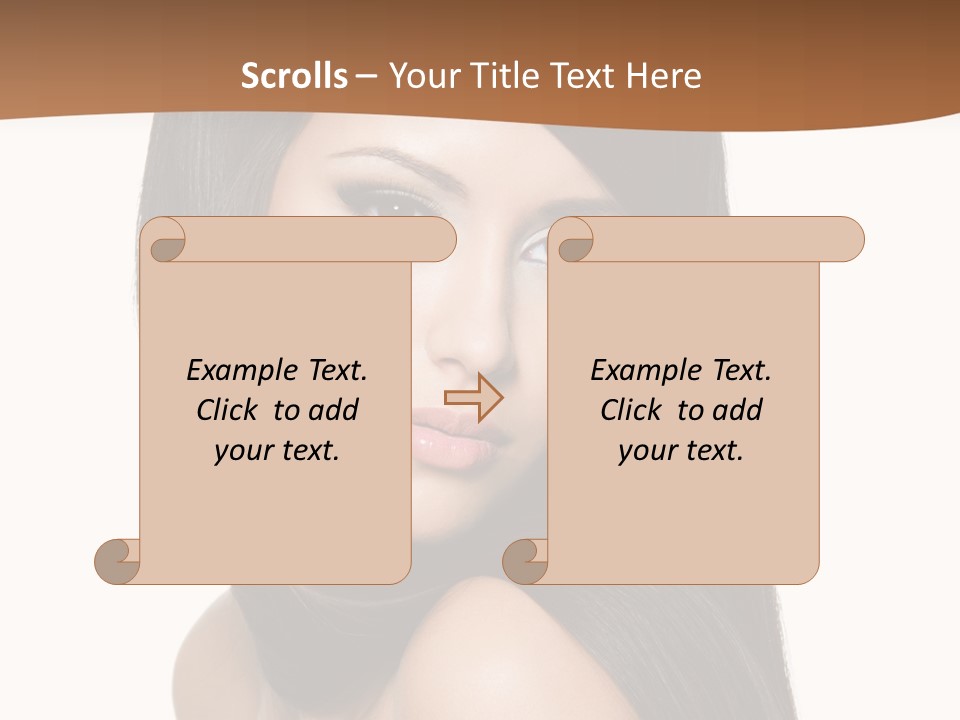 Beauty Hair PowerPoint Template