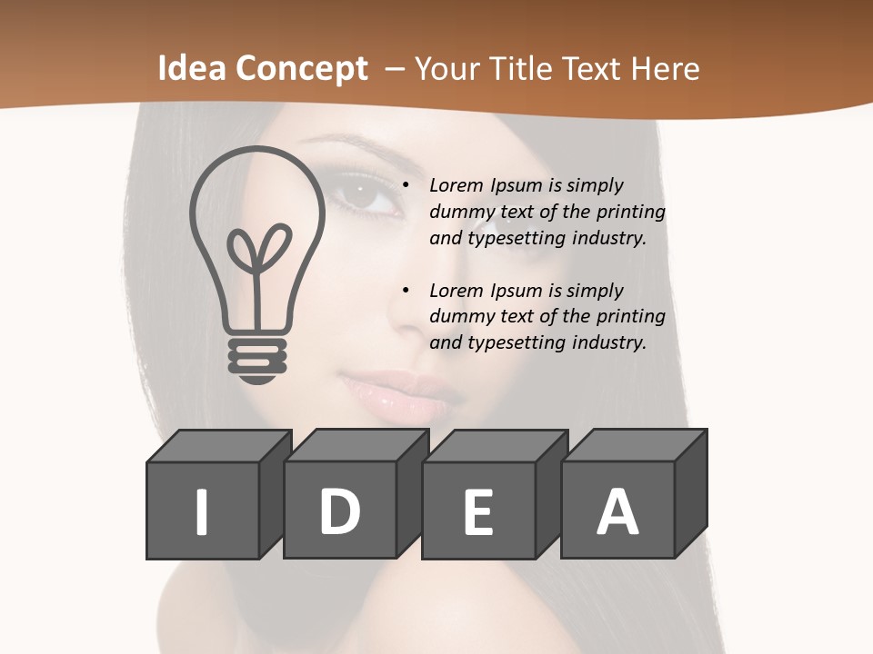 Beauty Hair PowerPoint Template