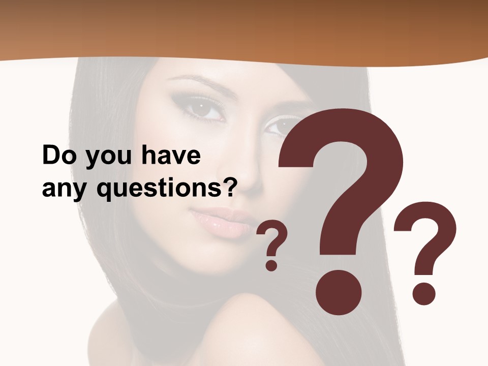 Beauty Hair PowerPoint Template