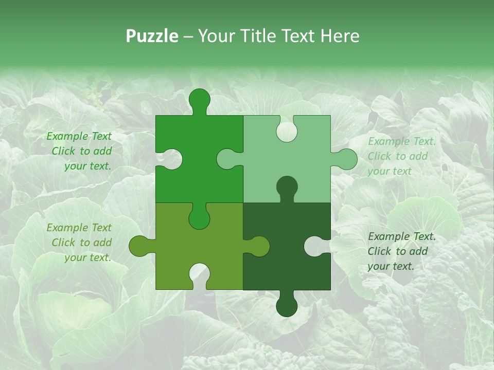 Closeup Homegrown Cultivated PowerPoint Template