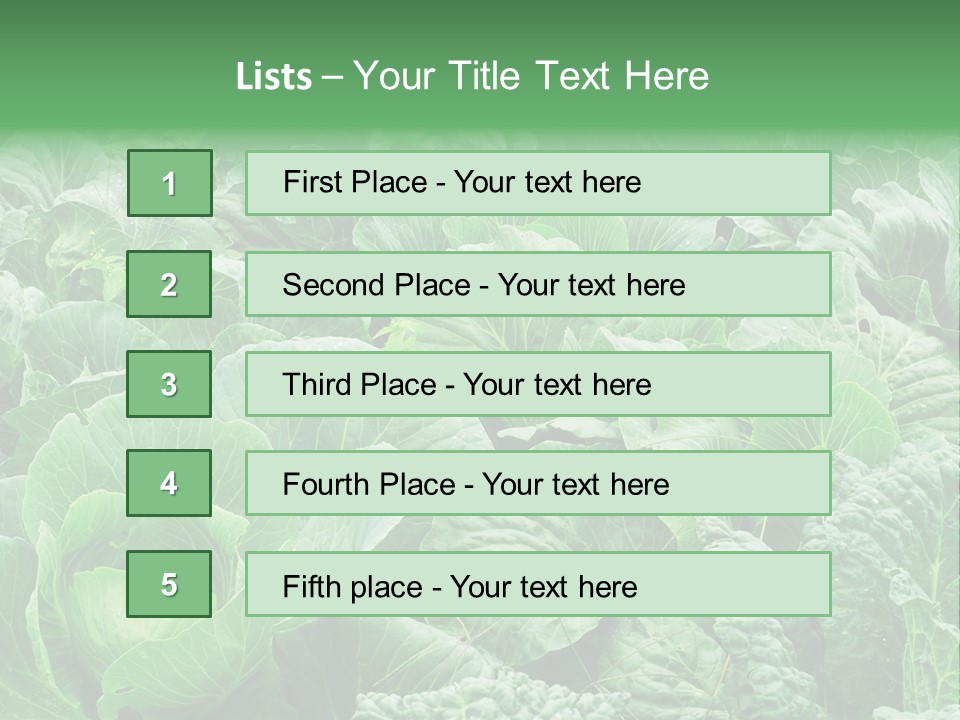 Closeup Homegrown Cultivated PowerPoint Template