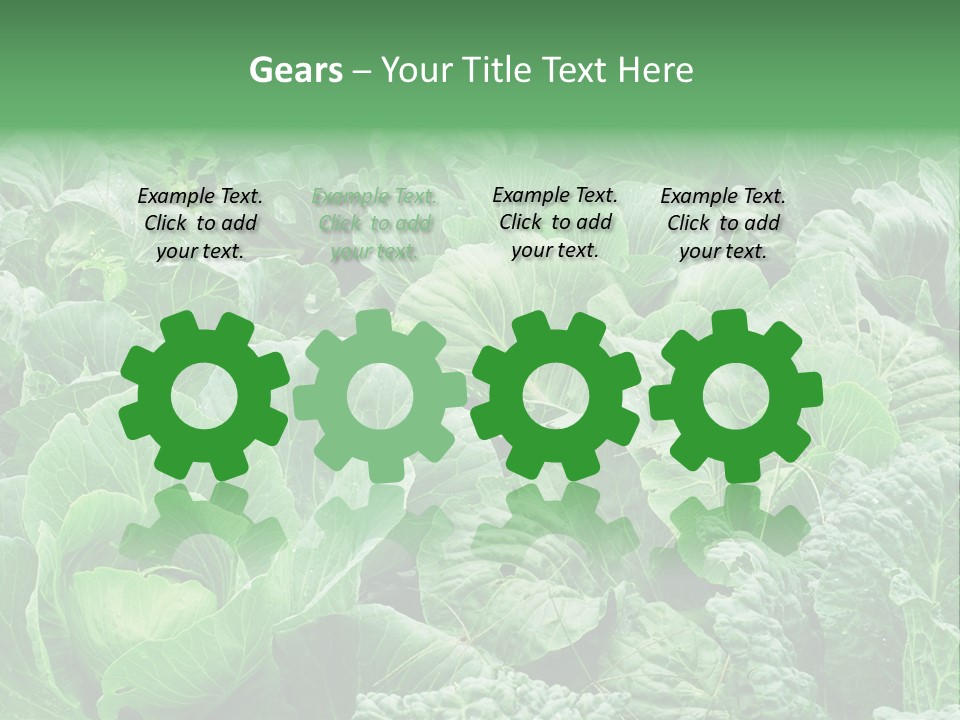 Closeup Homegrown Cultivated PowerPoint Template