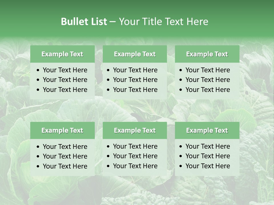 Closeup Homegrown Cultivated PowerPoint Template
