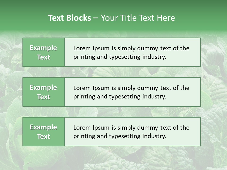 Closeup Homegrown Cultivated PowerPoint Template