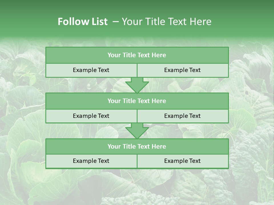 Closeup Homegrown Cultivated PowerPoint Template