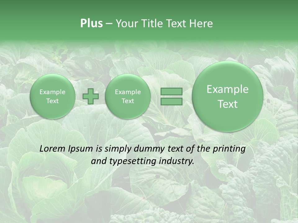 Closeup Homegrown Cultivated PowerPoint Template