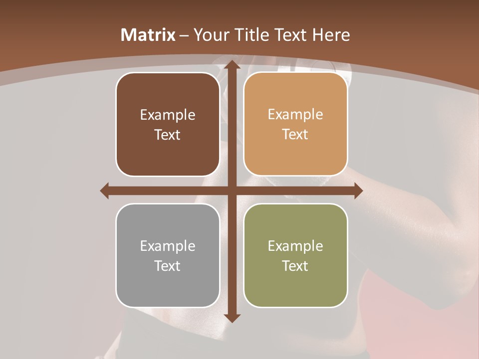 Fit Woman Body PowerPoint Template