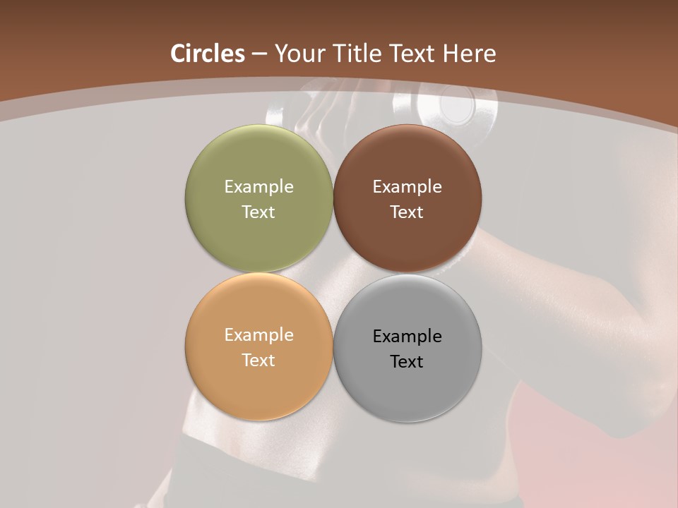 Fit Woman Body PowerPoint Template