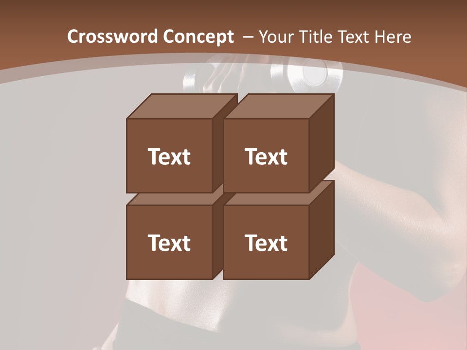 Fit Woman Body PowerPoint Template