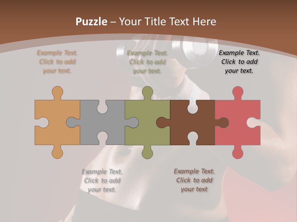 Fit Woman Body PowerPoint Template