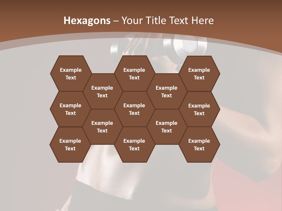 Fit Woman Body PowerPoint Template