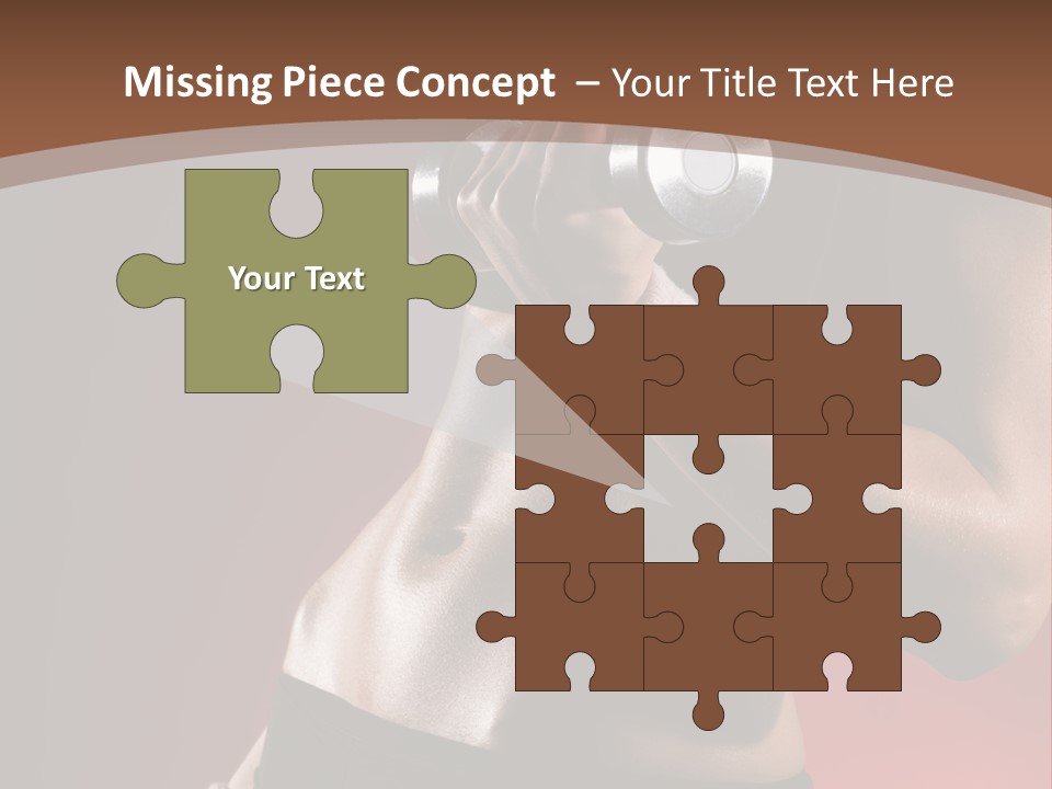 Fit Woman Body PowerPoint Template