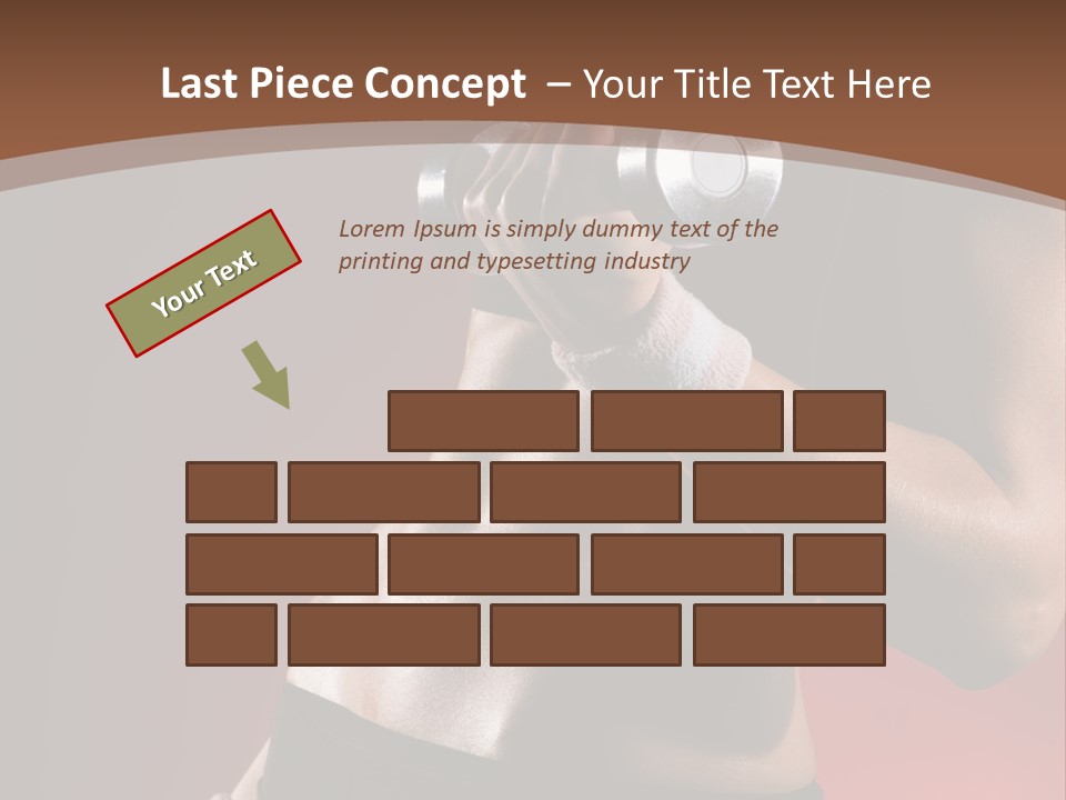 Fit Woman Body PowerPoint Template