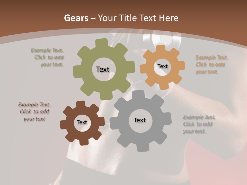 Fit Woman Body PowerPoint Template