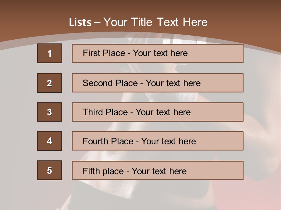 Fit Woman Body PowerPoint Template