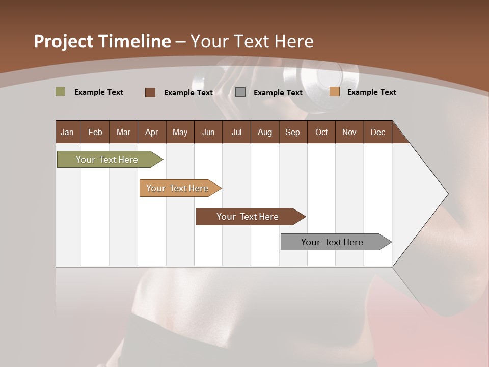 Fit Woman Body PowerPoint Template