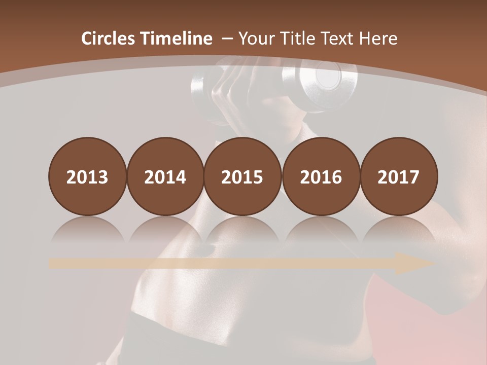 Fit Woman Body PowerPoint Template