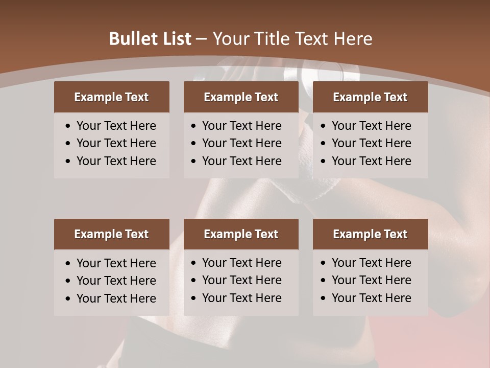 Fit Woman Body PowerPoint Template