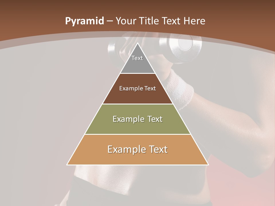 Fit Woman Body PowerPoint Template