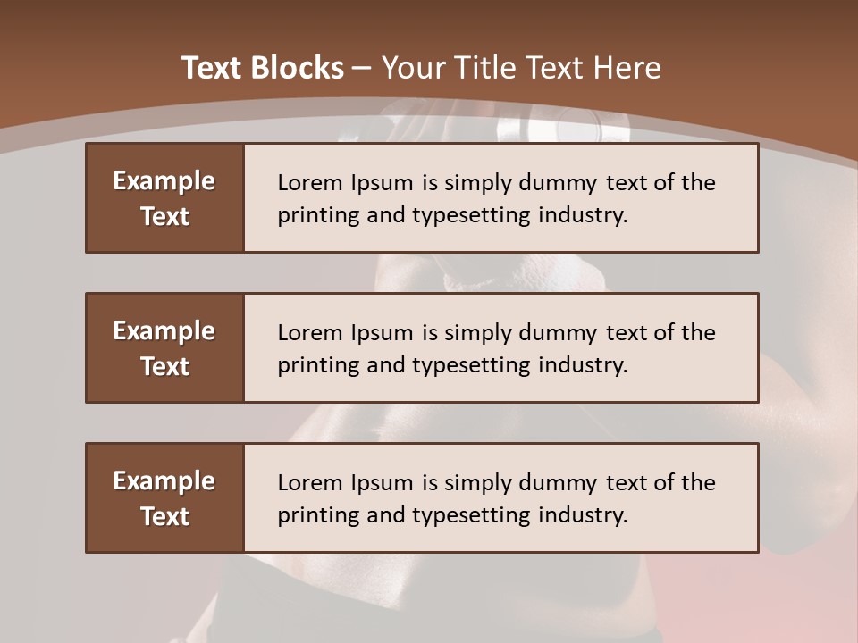 Fit Woman Body PowerPoint Template