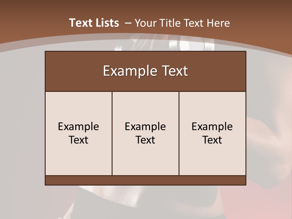 Fit Woman Body PowerPoint Template