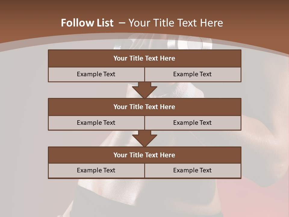 Fit Woman Body PowerPoint Template